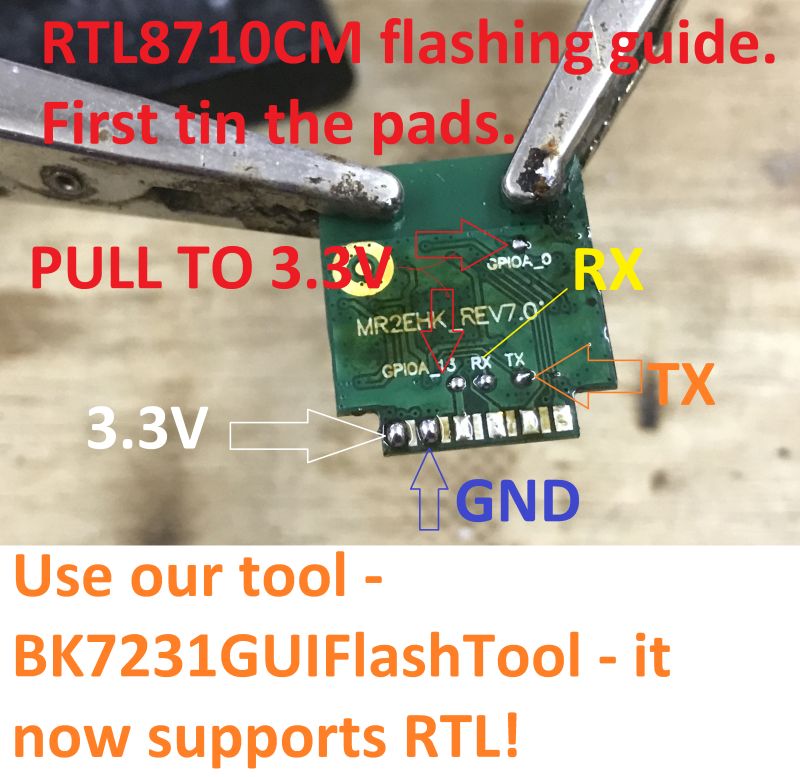 RTL8710CM flashing guide - how to free RTL from the cloud and pair with Home Assistant?