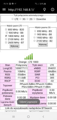 Wybór operatora LTE: T-mobile vs Orange, testy z Huawei B818