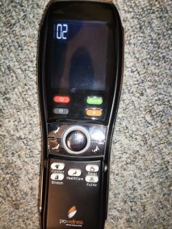 Fotel do masażu Prowellness LONDON EC-383 Błąd na pilocie 02