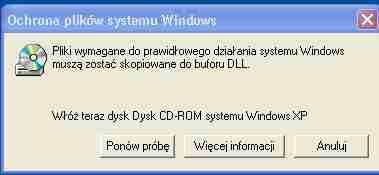Jak usunąć błąd w Windows XP Pro bez użycia płyty instalacyjnej?