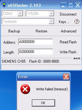 Jak wygenerować Boot Loader dla Siemens CX65 po simlocku?