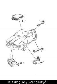 Seat Ibiza 99-02 6k FL Sterownik zamka centralnego