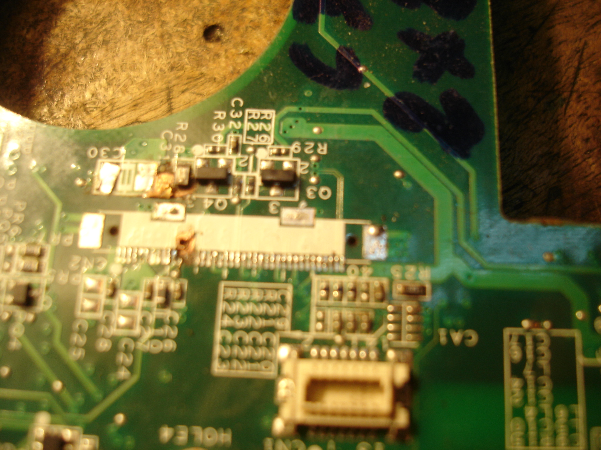Toshiba Satellite L20-121 fragment schematu lub foto płyty