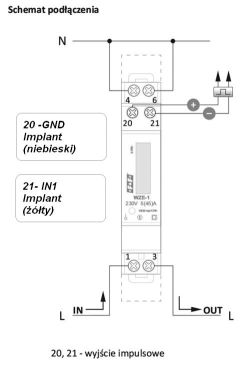 Connection of WZE1 counter (open collector) to Fibaro FGBS-001 - no pulses