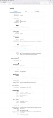Zrzut ekranu z informacjami na temat certyfikatu SSL dla witryny mi-home.pl pokazany w przeglądarce Firefox.