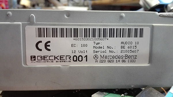 Becker Q01 BE 6015 - Uszkodzony element - elektroda.pl