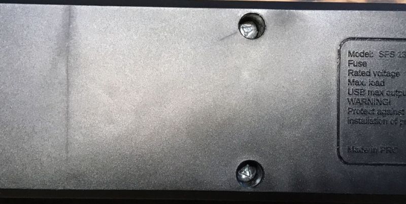 Inside the surge protector strip and USB power supply test - SFS133 Defender Surge Protector