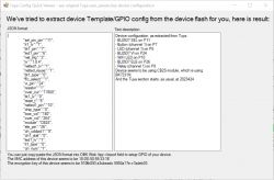 Tuya Device GPIO Configuration Screenshot of Tuya device GPIO configuration.