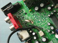 JVC KD-G502 - czy połączenie kabelkiem naprawi przepaloną ścieżkę?