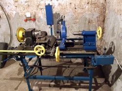 DIY metal bench lathe