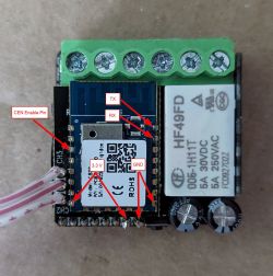 Inside View of a Relay Module with Labeled Pins Inside view of a relay module with labeled pins