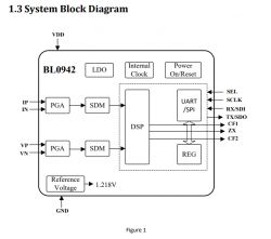 BL0942 System Block Diagram System block diagram of BL0942.