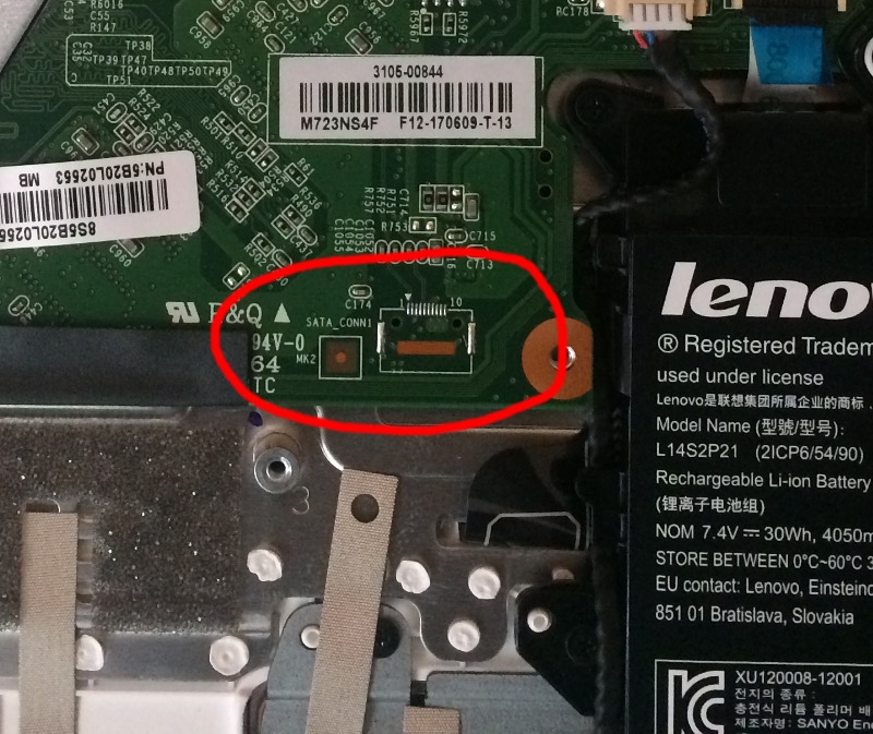 Замена hdd на ssd lenovo yoga 2