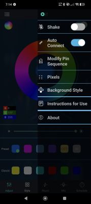 Tecknet TK-WL001 hexagon lights: unknown Bluetooth chip - internal/external device pics