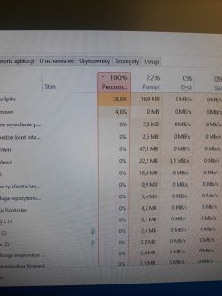 Intel core i5-9400f - 100% zużycie i 70°C po resecie Windows 10