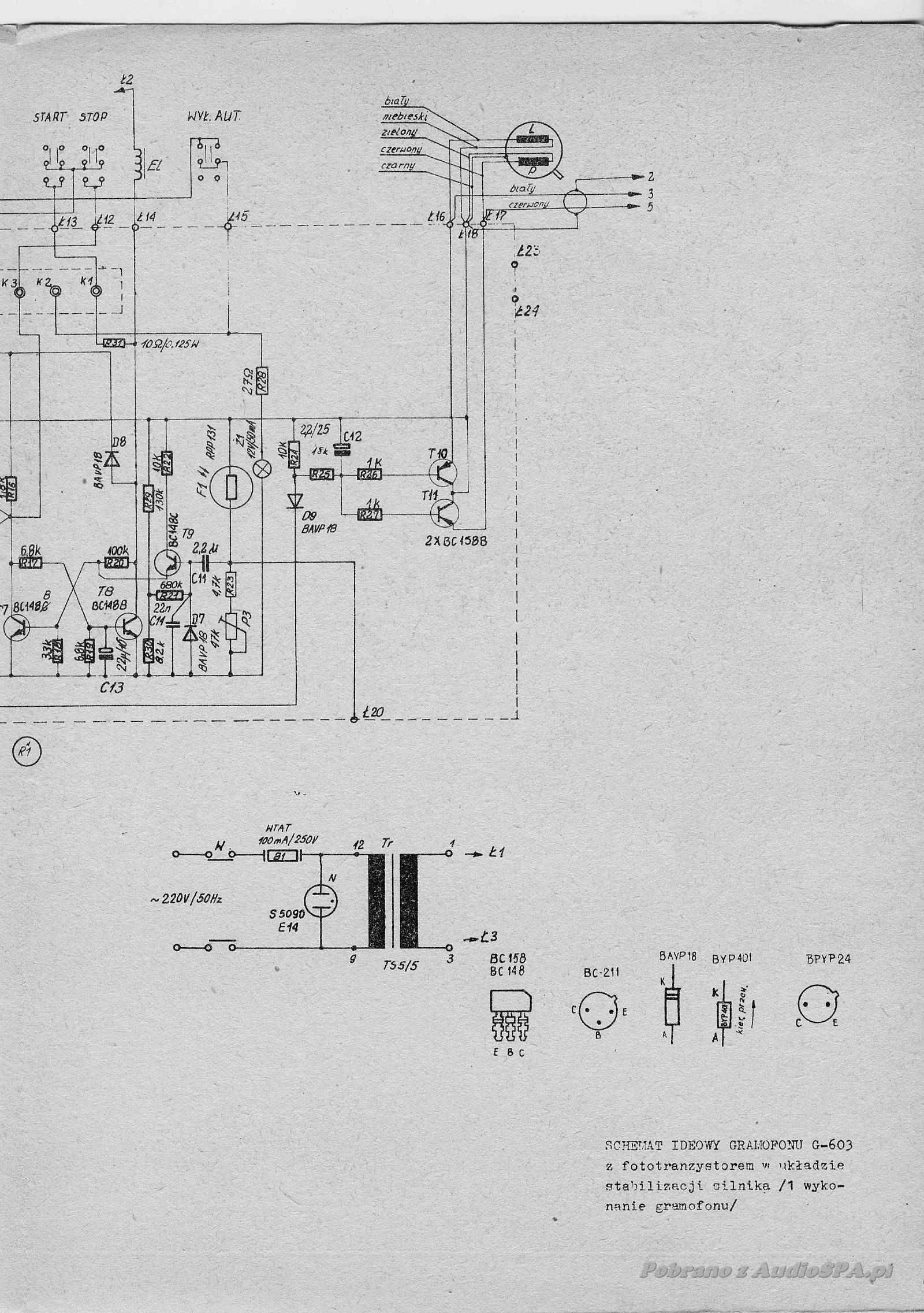 Unitra g602c hi fi схема