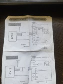 Alarm Moretti w Daelim S-Five 50 – zdalne odpalanie słabo kręci, 3 kable wolne