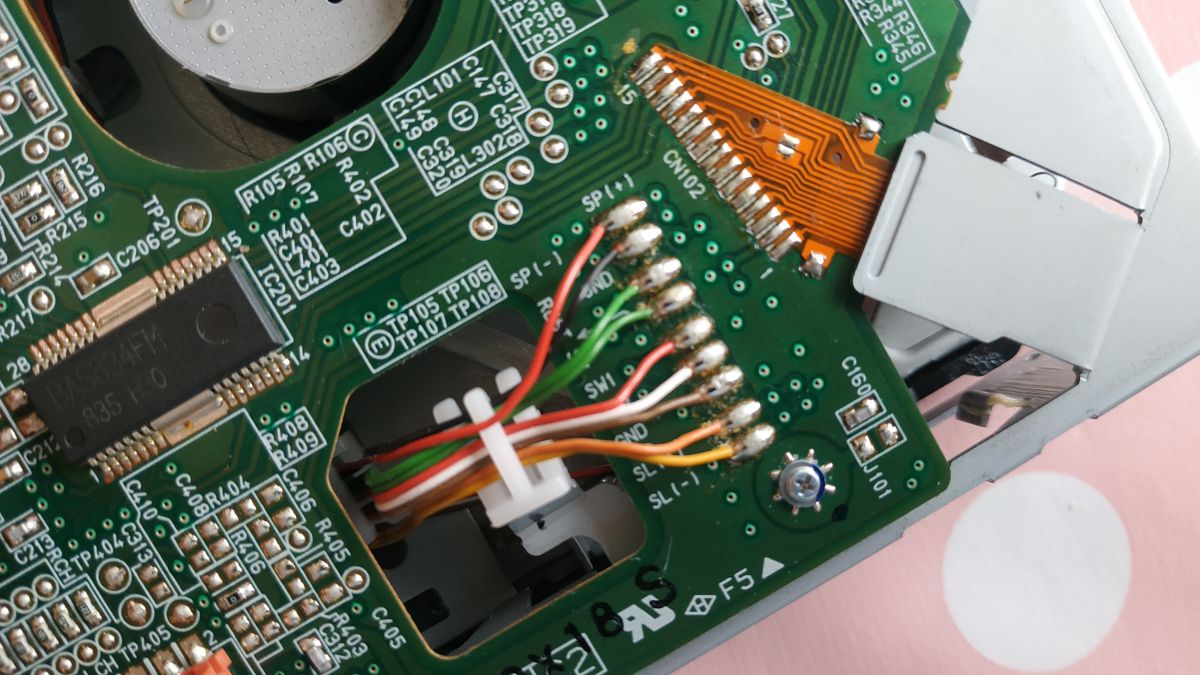 VW RCD310 Błąd Error check cd, Error service cd. Wysuwany napęd