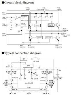 Przetwornica Xenon AL 1 307 329 316 00 Opel Zafira C - brak wyjścia na żarnik