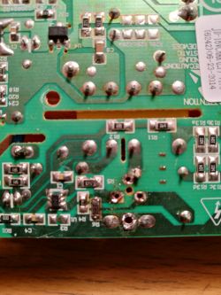 Ładowarka Parksaide PABS18-Li - uszkodzony tranzystor