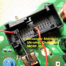 Mercedes W202 - jak sprawdzić zegary poza samochodem, segmenty wyświetlacza?