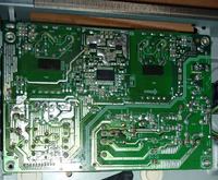 Monitor TV LG M228WA-BZ - Pulsujące napięcie po wymianie kondensatorów