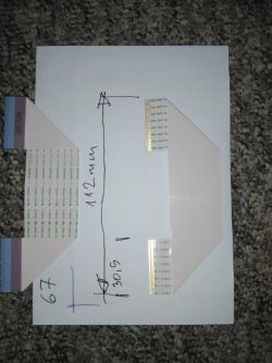 [Sprzedam] Taśmy łaczące T-con i matryce, Flat flex ribbon cable, flachbandkabel