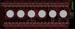 Nixie Clock PCB with LED Design Nixie clock PCB design with lamps and LED components