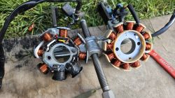 Alternator w Router Sport 50s - Przerobienie skutera z 139QMB posiadający prądnicę na alternator
