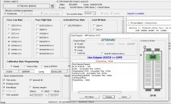 Jak zaprogramować EEPROM w Attiny45v? Poprzedni wsad nie daje się usunąć.