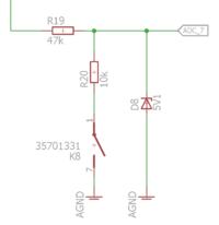 Dlaczego dioda Zenera 5V1 obniża napięcie wejścia Atmega88 do 3.9V?