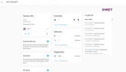 Screenshot of the Home Assistant interface with details about the WT3145CAFF device.