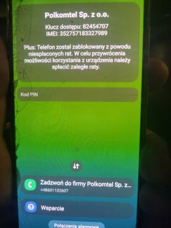 Czy da się odblokować A52 256GB Plus z blokadą rat w Polkomtel?