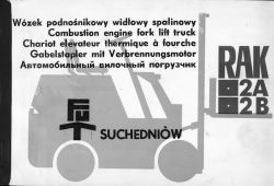 Katalog części DTR wózek jezdniowy podnośnikowy RAK FUT Suchedniów
