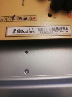 Thomson 55FA5404 brak podświetlania , dziwięk jest.