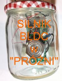 Silnik BLDC w "próżni". Silnik BLDC w "próżni".