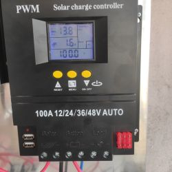 Tani strownik PWM solarny 100A - realna moc