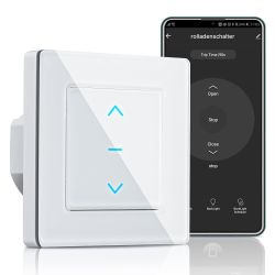 [BK7231N/CBU] MOES WS-Y-EUTC-WH-MS Curtain switch (capacitive touch) teardown
