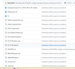 Screenshot of a project folder with ESP32 Audio Bluetooth source and config files
