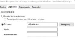 Problem z usługą audio na początku bootowania systemu windows10 pro