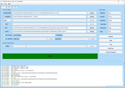 The interface of the Bouffalo Lab Dev Cube application with flash settings loaded for BL602.