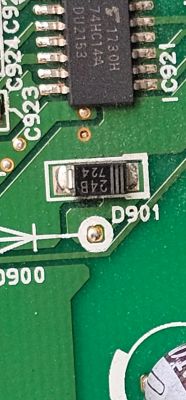 Problem z identyfikacja elementu na płycie PCB klimatyzatora VRF AJY072LELAH R100308?