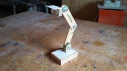 Lampka biurkowa DIY. Koszt 40zł