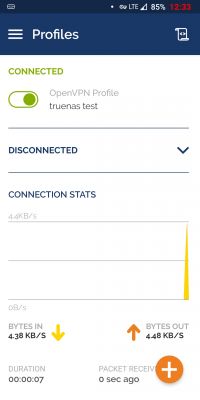 TrueNAS + VPN - łączy się ale nie do końca TrueNAS + VPN - łączy się ale nie do końca