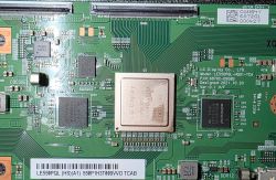 Płyta T-CON LG Display 6870C-0908B z oznaczeniami elementów i złączami