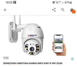 Wyłączenie sektorów ruchu w kamerze zewnętrznej Tuya - ustawienia