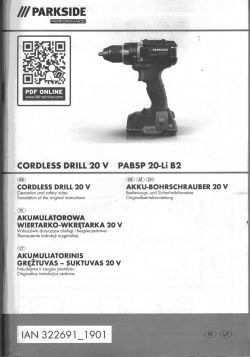 Wiertarko-wkrętarka z Lidla Wiertarko-wkrętarka z Lidla