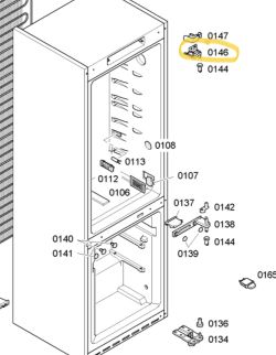 Siemens KG36NA91FF/01 zawias - zmiana kierunku otwierania