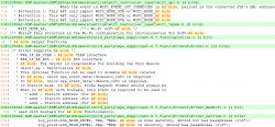 Screenshot of C code related to AP mode API.