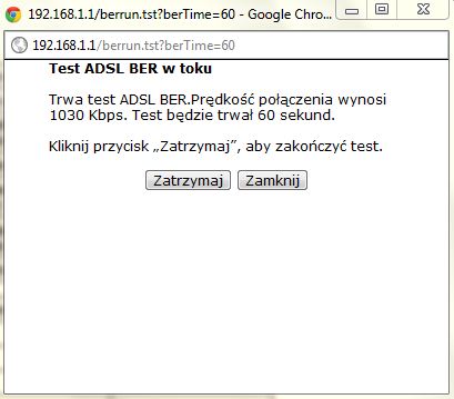 Spadek prędkości internetu Neostrada 1024 kb/s, modem ZTE ZXDLS 831, Windows 7